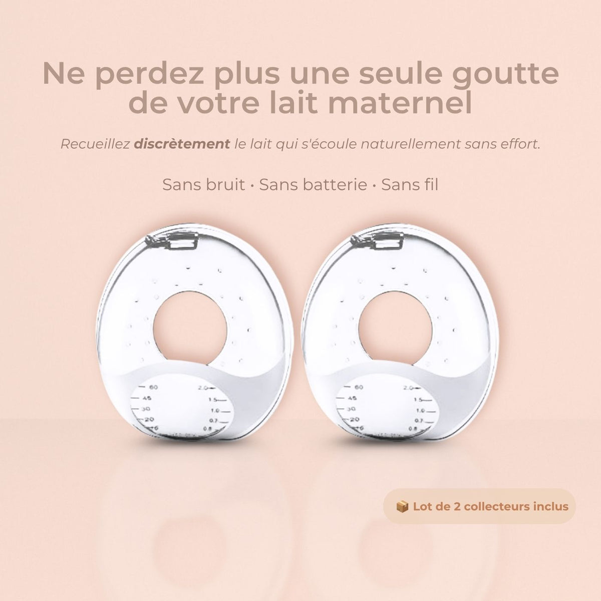 Le collecteur de lait maternel Isanoa™